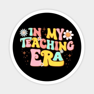 Retro Groovy Teacher State Testing In My Teaching Era Magnet